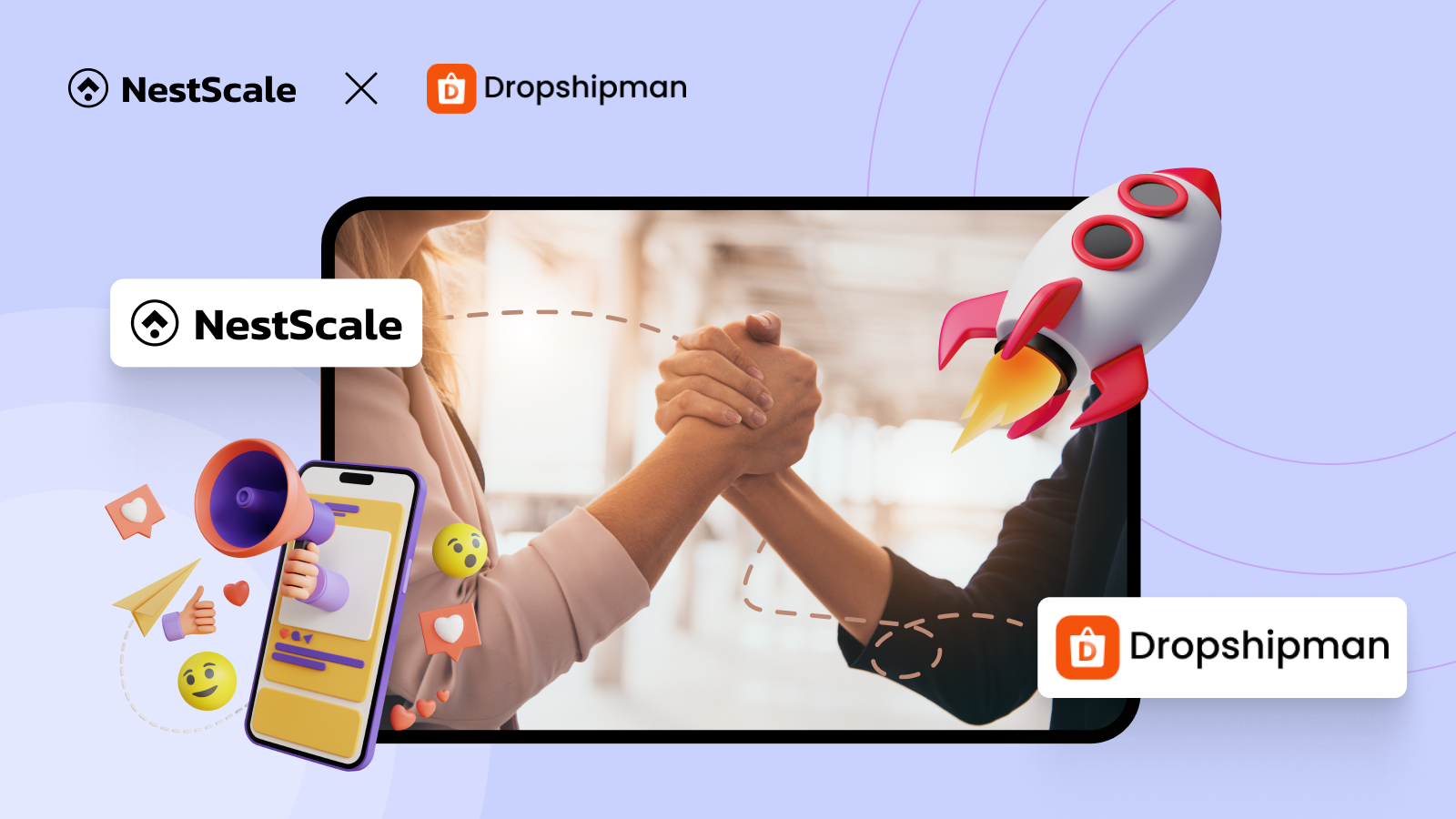 NestScale and Dropshipman Partnership